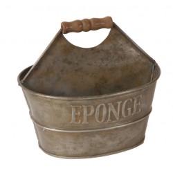 Porte savon / éponge zinc