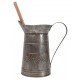 Zinc pot with brush "Toilettes"