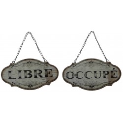 Plate hanging LIBRE-OCCUPE