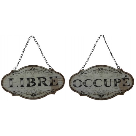 Plaque à suspendre LIBRE-OCCUPE