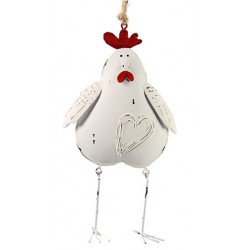 Poulet Chubby M blanc à suspendre