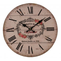 Wall clock "PARFUMEUR" 34 cm diameter