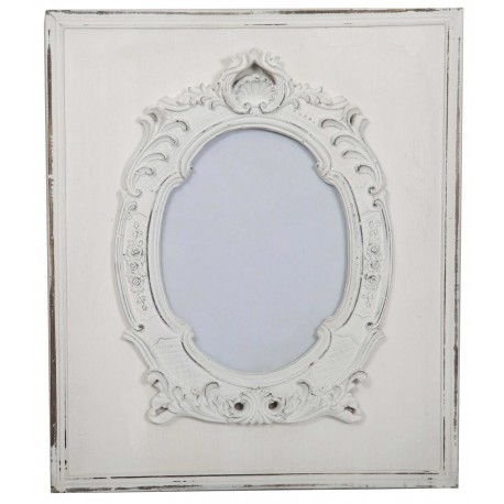 Cadre Baroque Blanc Antique De Chez Antic Line Idéal Pour Une Déco