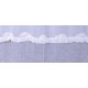 Rideau Herbes Folles Blanc 130x300 avec monogrammes