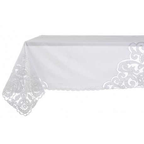 Nappe blanche Easther collection 120 x 120 cm