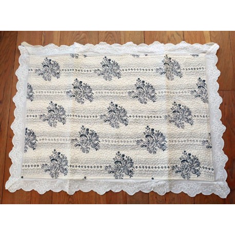 Tapis de bains Papier Peint ivoire