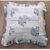 Cushion Papier Peint ivory 45x45