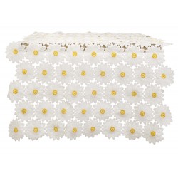 Chemin de table en dentelle de marguerites Daisy Collection