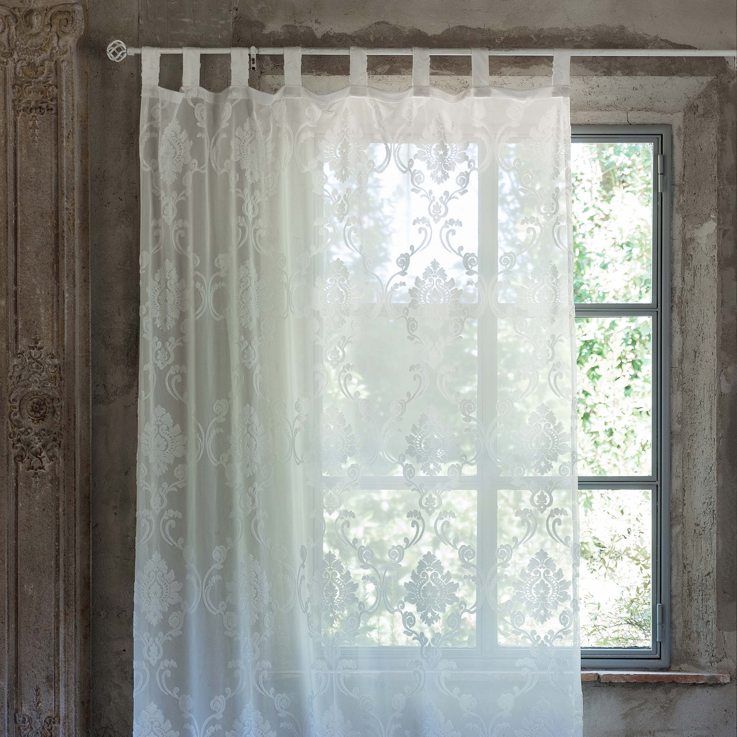 Rideau Charlotte 150 x 290 cm, de chez Blanc Mariclo, idéal pour une ... Rideau Charlotte 150 x 290 cm, de chez Blanc Mariclo, idéal pour une ...