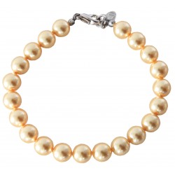 Swarovski® Gold Pearl Bracelet