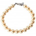 Bracelet en perles Swarovski® Gold Pearl