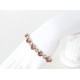 Swarovski® Crystal Bracelet Blush Rose and Silk