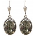 Boucles d'oreilles à cristaux Swarovski® Black Diamond