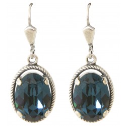 Boucles d'oreilles à cristaux Swarovski® Montana