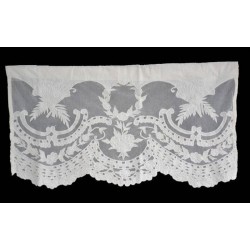 Mini valance Borgia Ivory 80 x 40 cm signed Coquecigrues