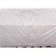 Nappe tubéreuse blanc 180 x 180 cm