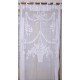 Rideau Panier fleuri ivoire 130 x 300 cm