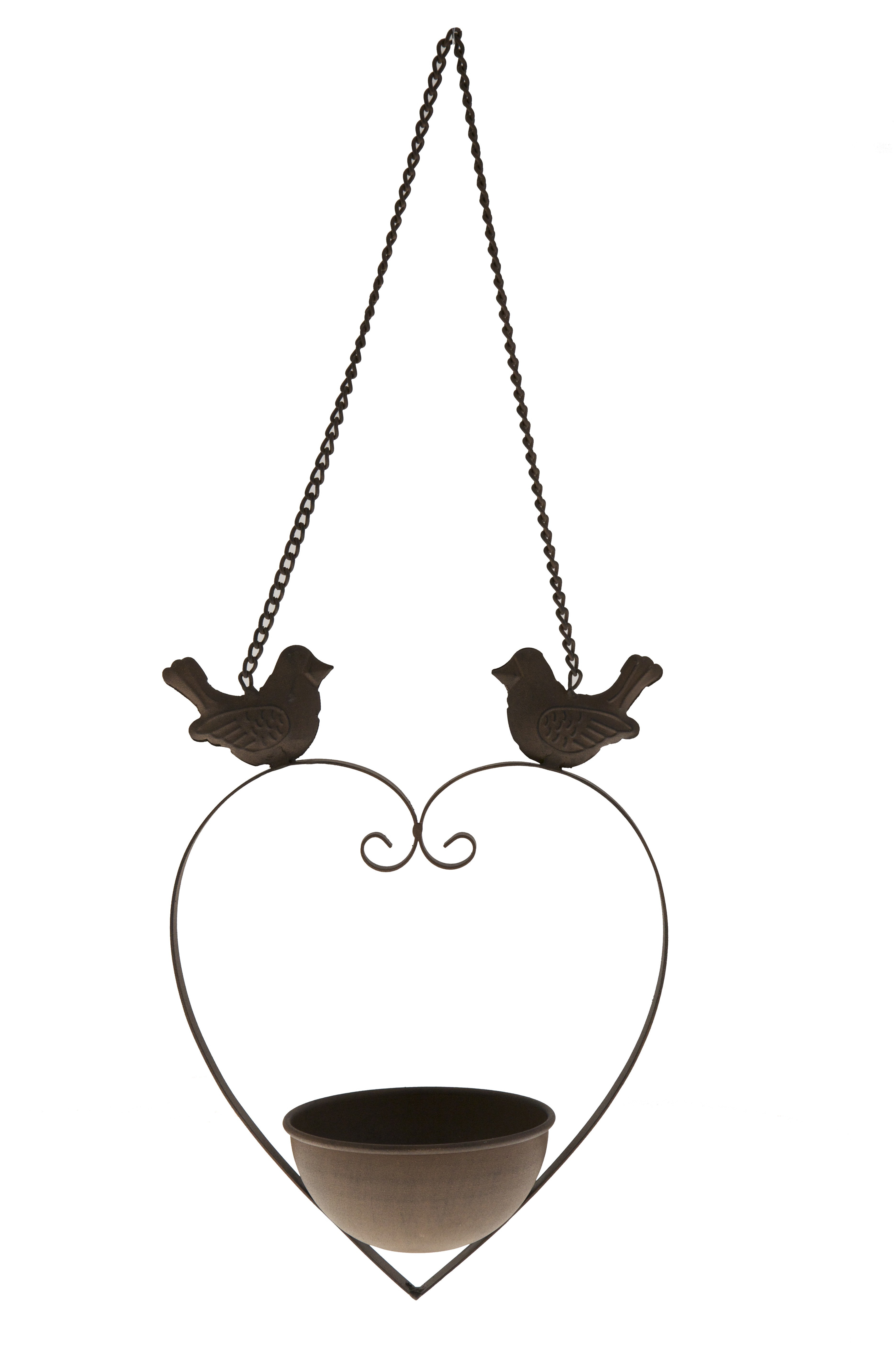 Heart Shaped Bird Feeder By Antic Line Ideal For A Shabby Chic Decor