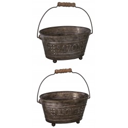 Porte savon / éponge zinc