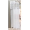 Curtain Clarissa with pelmet white 140 x 290 cm