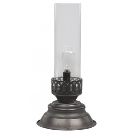 French Lamp included bulb antique coal