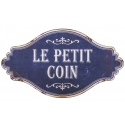 Metal plate "Petit coin"