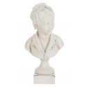 Resin little white boy bust