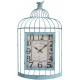 Clock Birdcage green