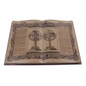 Decorative wall book with spherical patterns