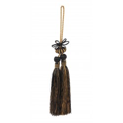 Double tassel in black and gold by Dutch Style for a classic Baroque