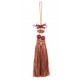 Double tassel in black and gold