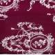 Nappe Ballade bordeaux 150 x 260 cm en coffret cadeau