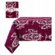 Nappe Ballade bordeaux 150 x 260 cm en coffret cadeau