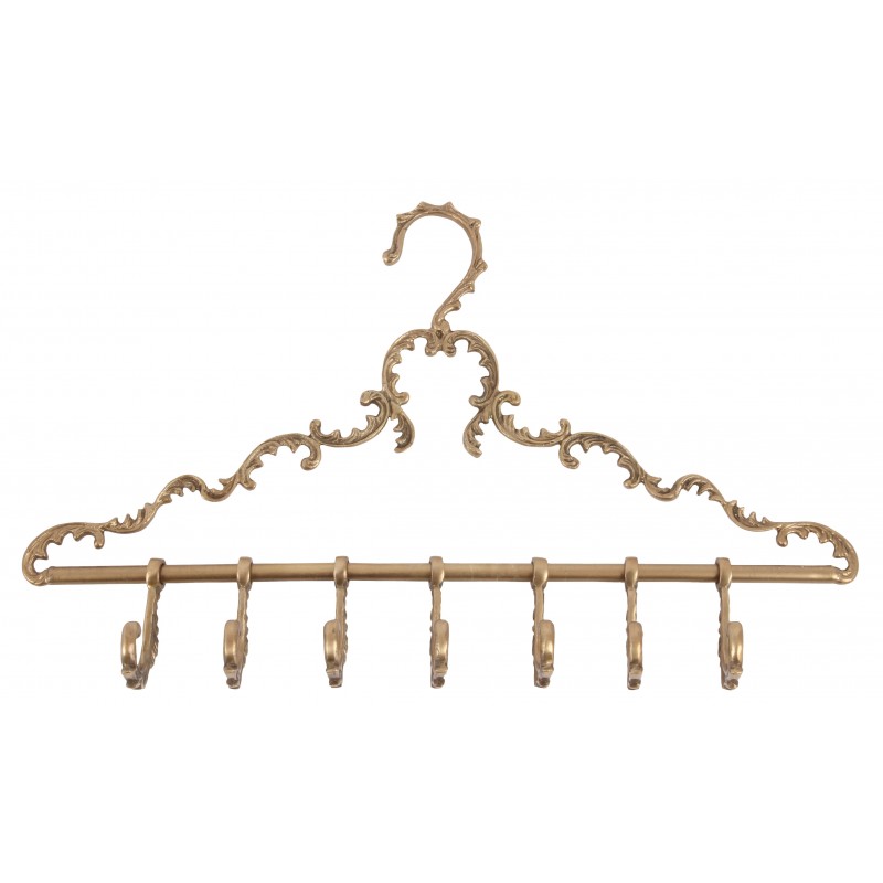 Cintre ancien en fer forgé et laiton Old wrought iron