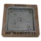 Porte-savon carré "Savon de Marseille"