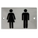 Plaque de toilettes Homme/Femme