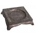 Small decorative zinc tray "Votre monnaie"