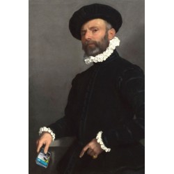 Portrait de l'homme au Smartphone 30 x 40 cm