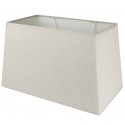 Natural beige linen rectangular lampshade