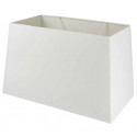 White color linen rectangular lampshade