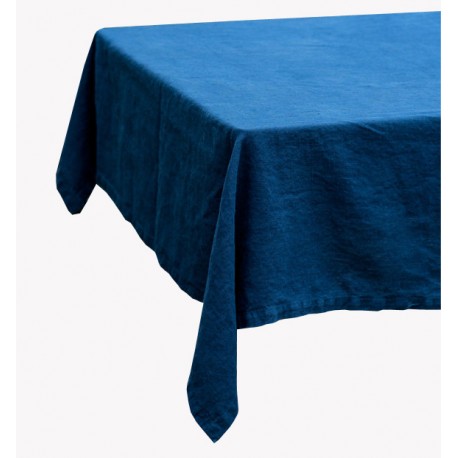 Indigo Blue Tablecloth 140 X 250 Cm In, 40 X Tablecloth