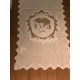 White table runner Saint Paterne 50 x 220 cm