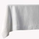 White 60% linen/40% cotton tablecloth 140 x 250 cm