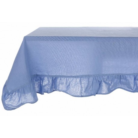 Tablecloth with small ruffles "Bicolor" 150 x 240 cm