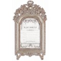 Photo frame to pose Cavaliere della rosa 20,7 x 15,4 cm light gray and gold