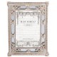 Photo frame to pose Cavaliere della rosa 22,1 x 17,2 cm light gray and gold