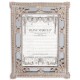 Photo frame to pose Cavaliere della rosa 22,1 x 17,2 cm light gray and gold