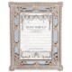 Photo frame to pose Cavaliere della rosa 22,1 x 17,2 cm light gray and gold