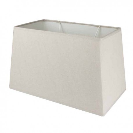 Taupe rectangular lampshade 40 x 30 cm