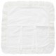 Coussin ivoire 45 x 45 cm en lin et coton de la collection Bleuet
